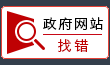 政府网站找错